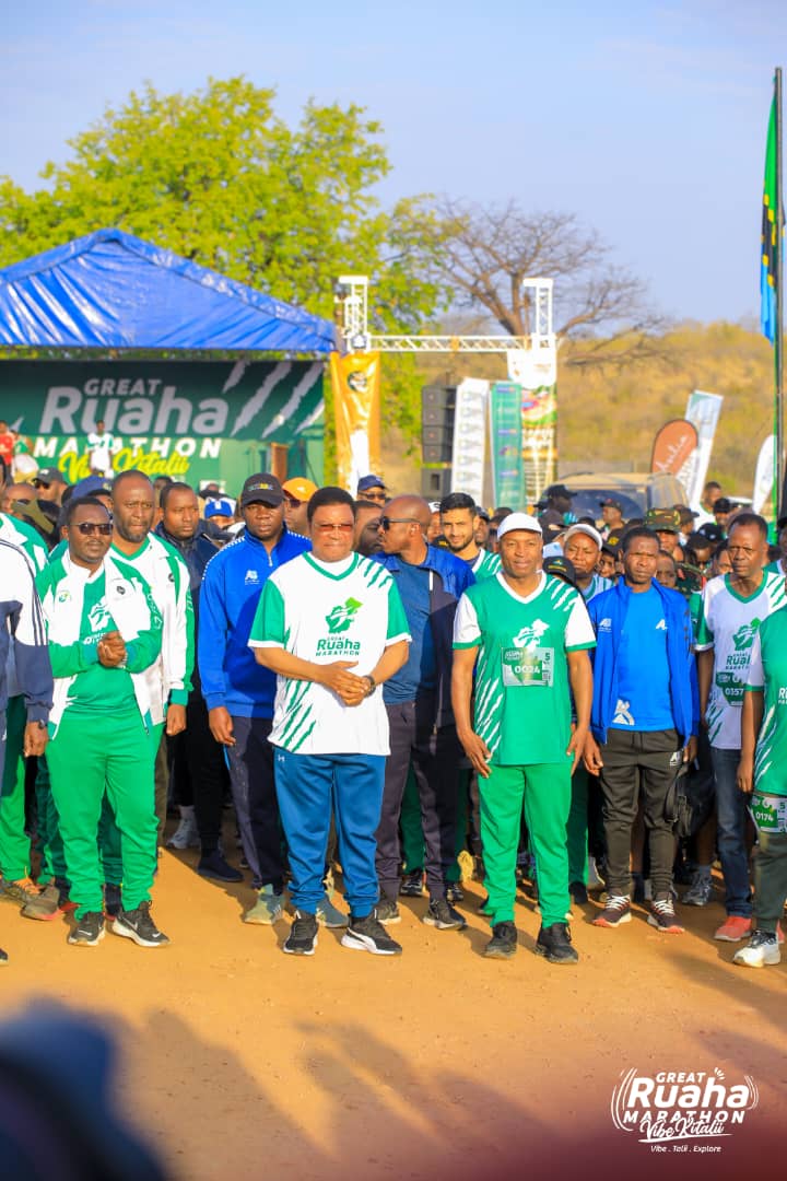 Runners gathered at the GRUMA marathon starting line